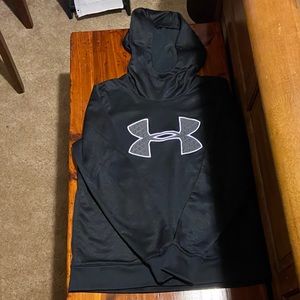 Black and grey under Armour hoodie